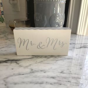 Mr. And Mrs. Sign